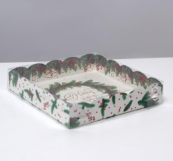 Коробка для пряников и печенья «Бант», 15 × 15 × 3 см Изображение Коробка для пряников и печенья «Бант», 15 × 15 × 3 см